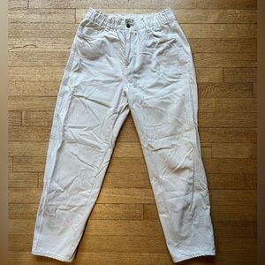 H&M Off-White Jeans